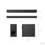 Sony HT-S400 2.1ch soundbar with Powerful Wireless subwoofer, S-Force PRO Front Surround Sound and Dolby Digital